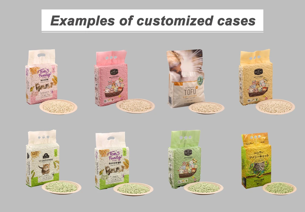 Pet Sand Natural Eco-Life Cat Products Plant Clumping Tofu Cat Litter