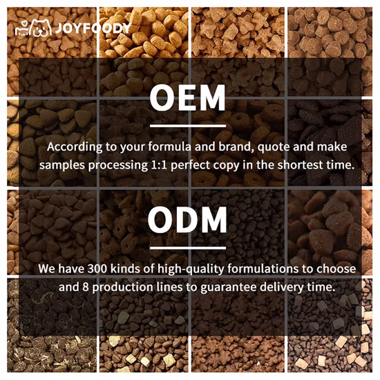 Sabor a pollo Fd Pollo Fd Pato Alimento seco principal para mascotas